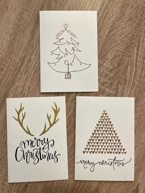 Watercolor Christmas Cards Diy, Christmas Card Sayings, Xmas Gift Wrap, Card Sayings, Watercolor Christmas Cards, Diy Christmas Cards, Teacher Christmas Gifts, Merry Christmas Card, Christmas Drawing