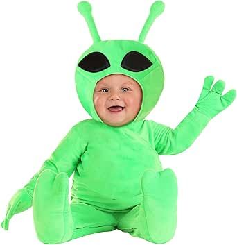 Hilarious Costumes, Space Alien Costume, Funny Kid Costumes, Alien Plush, Alien Costume, Dinosaur Costume, Space Aliens, Costume Themes, Baby Hands