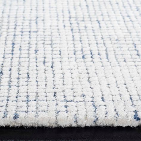 Abstract Runner Rug, Blue And White Rug, Blue Wool Rugs, Viscose Rug, Square Rugs, Rug Direct, Nursery Rugs, Striped Rug, Ivory Rug