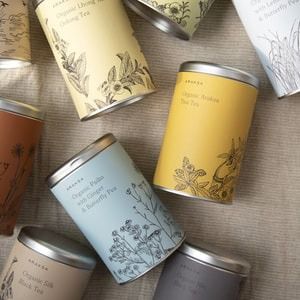 Araksa - Organic Teas Thailand Organic Tea Packaging, Tea Blending, Peter Pan Book, Tea Pouch, Food Business Ideas, Pouch Packaging, Organic Tea, Food Business, Tea Tins