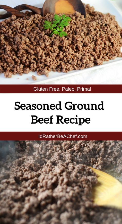 Fried Ground Beef Recipes, Seasoning For Ground Beef, Mexican Seasoned Ground Beef, Cooking Ground Beef On Stove, Ground Beef Taco Seasoning Recipes, Seasoned Ground Beef, Mexican Ground Beef, Seasoned Ground Beef For Tacos, How To Season Ground Beef