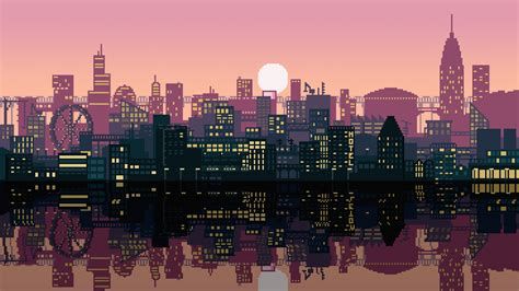 Pixel City, Samsung Wallpapers, Image Pixel Art, Ed Wallpaper, Pixel Art Landscape, Cityscape Wallpaper, 2560x1440 Wallpaper, Pixel Art Background, Arte 8 Bits