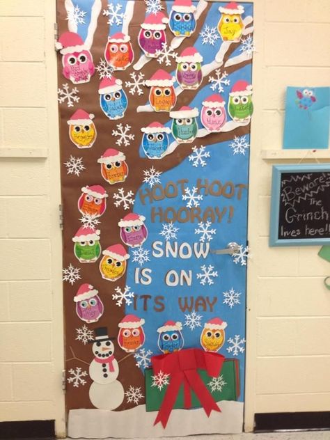 Holiday Classroom Doors, Winter Classroom Door, Classroom Door Decorating, Winter Classroom Decorations, Preschool Door, Door Decorations Classroom Christmas, Holiday Door Decorations, Christmas Door Decorating Contest, Christmas Classroom Door