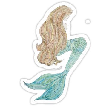 Decorate laptops, Hydro Flasks, cars and more with removable kiss-cut, vinyl decal stickers. Glossy, matte, and transparent options in various sizes. Super durable and water-resistant. watercolor mermaid Water Fairy, Mermaid Crafts, Watercolor Mermaid, Mermaid Sticker, Computer Sticker, Art Journal Therapy, Stickers For Sale, Free Stickers, Pattern Wallpaper