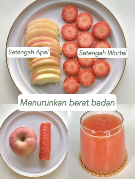 Makanan Rendah Kalori, Health Drinks Recipes, Resep Smoothie, Healthy Juice Drinks, Smoothie Recipes Healthy Breakfast, Healthy Food Menu, Resep Diet, Makanan Diet, Healthy Juice Recipes