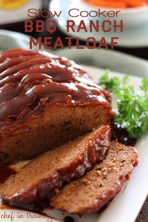 Ranch Meatloaf, The Best Meatloaf, Crockpot Meatloaf, Bbq Meatloaf, Slow Cooker Meatloaf, Slow Cooker Bbq, Best Meatloaf, Crockpot Recipes Beef, Loaf Recipes