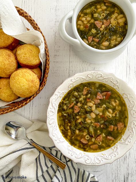 Wishbone Kitchen Swamp Soup, Turnip Green Soup Crockpot, Easy Turnip Green Soup, Swamp Soup With Conecuh, Turnip Green Soup With Conecuh Sausage, Turnip Green Soup Recipe, Swamp Soup Recipe Fish River Grill, Alabama Swamp Soup, Swamp Soup Recipe Crock Pot