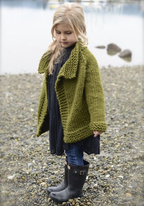 Ravelry: Taruyn Sweater by Heidi May Velvet Acorn, Lion Brand Wool Ease, Jumper Knitting Pattern, Crochet Baby Cardigan, Haken Baby, Baby Knits, Small Sweater, Baby Cardigan, Sweater Knitting Patterns