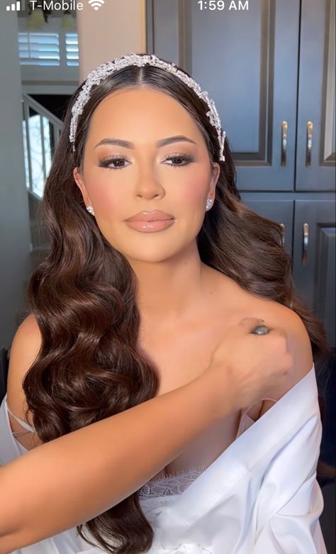 Wedding Hairstyles For Latinas, Natural Wedding Makeup Latina, Mexican Bridal Makeup, Latina Bride Makeup, Wedding Makeup Latina Brides, Latina Bridal Makeup, Bridal Makeup Natural, Bride Makeup, Wedding San Francisco