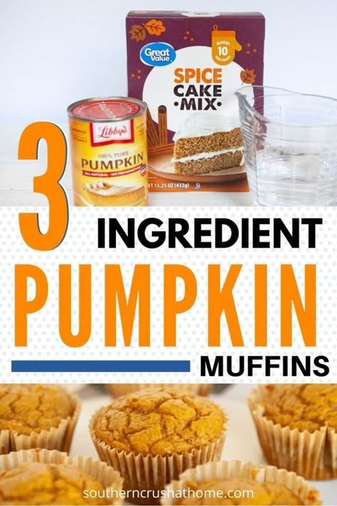 Spice Pumpkin Muffins, 2 Ingredient Pumpkin Spice Muffins, Pumpkin 2 Ingredient Muffins, Weight Watchers Pumpkin Cream Cheese Muffins Recipes, Ww 2 Ingredient Pumpkin Muffins, 2 Ingredient Pumpkin Cupcakes, Cake Mix Pumpkin Muffins 3 Ingredients, Two Ingredient Pumpkin Muffins, Mini Pumpkin Muffins With Cream Cheese