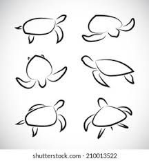 Simple Sea Turtle Tattoo Outline, Sea Turtle Drawing Simple, Turtle Outline Tattoo, Sea Turtle Doodle, Simple Sea Turtle Tattoo, Sea Turtle Outline, Turtle Line Art, Turtle Doodle, The Red Turtle