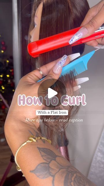 Vanessa Givans on Instagram: "If you’ve ever struggled with flat iron curls, this reel is for you!  FOR THE BEST RESULTS 🔑  ✨ Hair quality matters 100%  ✨ Always work on clean hair, the flat iron won’t slide/glude as smoothly if there’s residue on the hair (oils, product buildup, etc.)  ✨ Use a good quality flat iron!!! You don’t have to spend $$$ but definitely invest in the best option for you. Definitely do research!!  ✨ Slow & Steady always wins‼️ when using a flat iron or curling iron, going slower helps the heat get evenly distributed throughout the hair. If you go to fast, your curl may not hold well or last.  For any questions or reel requests, comment below 🫶🏽  . #njhairstylist #njhair #njhairsalon #flatiron #flatironwaves #flatironcurls #haireducation #hairtutorial #howtohair How To Easily Curl Your Hair With A Flat Iron, Wavy Hair Using Flat Iron, How To Make Hair Wavy With Flat Iron, Curly Hair With Iron Flat, Curl Hair With Flat Iron Long, Waves With Flat Iron, Hiw To Make Waves In Hair With Flat Iron, How To Curl Hair With Flat Iron, Flat Iron Waves