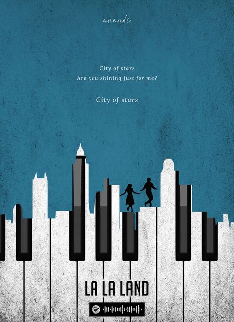 Lalaland Wallpaper, Dizajn Grafik, Lalaland Poster, Lala Land Poster, Cinema Poster Design, La La Land Movie Poster, La La Land Art, Movie Graphics, Land Movie