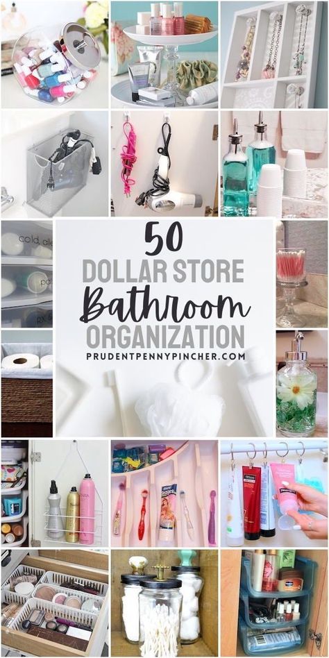 Dollar Store Bathroom Organization, Shelves Organization, Easy Storage Hacks, Under Bathroom Sink, Under The Sink Organization, Bathroom Organization Ideas, Bathroom Sink Organization, Bathroom Counter Organization, Bathroom Closet Organization