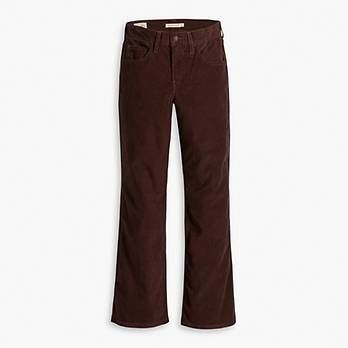 Middy Corduroy Bootcut Women's Pants - Brown | Levi's® US Levi's Brown Straight Leg Bottoms, Levi's Corduroy Straight Leg Pants, Courdory Pants Levis, Burgundy Levis, Vintage Brown Corduroy Bottoms, Pants Brown, Women's Pants, Bootcut Jeans, Straight Jeans