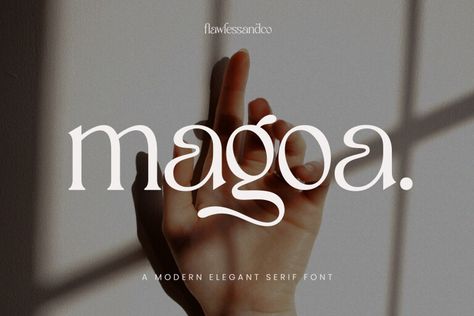 Download Magoa font for iOS, Android, macOS, or Windows for free in OTF and TTF formats for personal and commercial use here. Magoa is a modern elegant serif, with some connected letters that are perfect for branding materials, t-shirt, logo, poster, photography, quotes, and many more. Modern Serif font type to complete your display creation […] The post Magoa Font appeared first on FreeFontDL. Luxury Symbol, Typeface Alphabet, Typographie Logo, Font Love, Tattoo Number, Number Font, Police Logo, Boho Fonts, Classic Typography