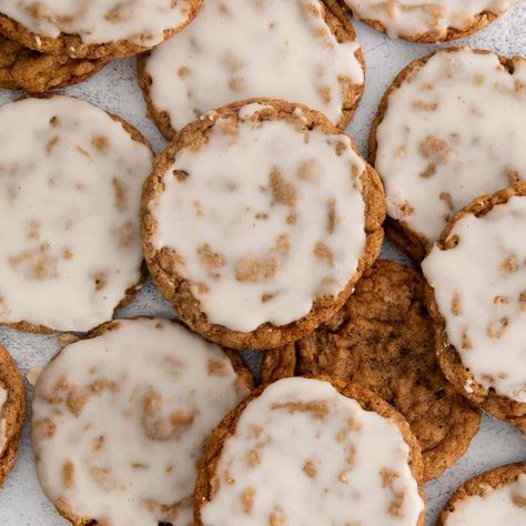 Gluten Free Chewy Oatmeal Cookies, Healthy Iced Oatmeal Cookies, Healthy Gf Df Desserts, Gluten Free Oat Flour Cookies, Gluten Free Iced Oatmeal Cookies, Oat Flour Christmas Cookies, Fast Gluten Free Desserts, Gf Cookies Easy, Dairy Free Cookies Recipes