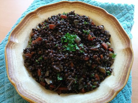 Braised Lentils, Best Lentil Recipes, Lentils Recipe, Black Lentils, Lentil Stew, Delicious Soup Recipes, Veggie Soup, Lentil Recipes, Delicious Soup