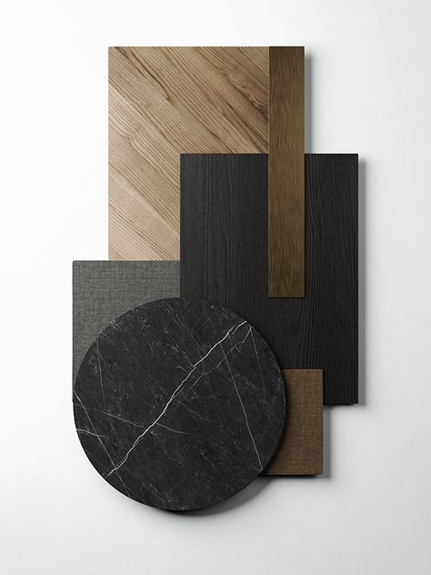 Materials Board Interior Design, Mood Board Interior, Product Showcase, Material Board, Interior Design Boards, Modern Color Palette, Material Palette, Interior Design Mood Board, Mood Board Design