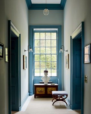 Yellow Ceiling, Scottish Borders, Joinery Design, London House, Entry Hall, Spare Room, House Garden, Lounge Room, Blue House