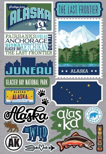 Glacier Bay National Park Alaska, Alaska Glaciers, Glacier Bay National Park, Alaska Usa, Sticker Machine, Juneau Alaska, Scenery Pictures, Usa States, 3d Stickers