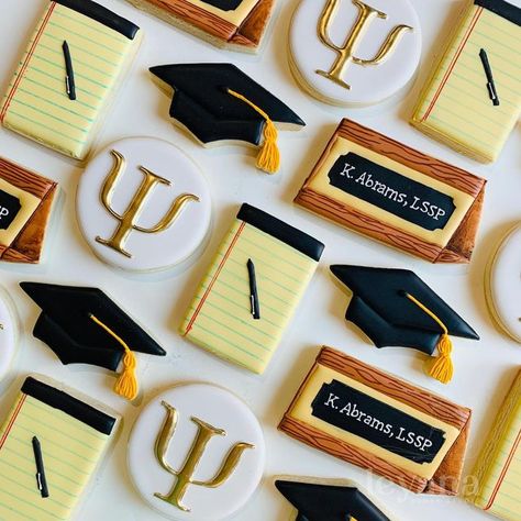 Graduation Party Psychology, Psychology Graduation Party Ideas, Psychology Party Ideas, Psychology Themed Party, Psychology Themed Graduation Party, Phd Cookies, Psychology Graduation Party, Cookie Graduation Party, College Grad Party Decor