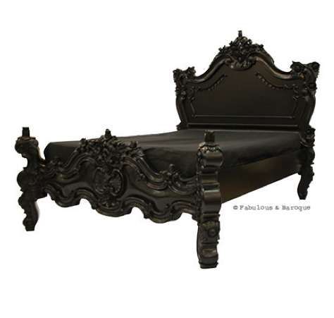 Gothic Bed Set, Rococo Bed, Baroque Bed, Ornate Bed, Dark Royalty, Gothic Bed, Vintage Bed Frame, Goth Bedroom, French Gothic