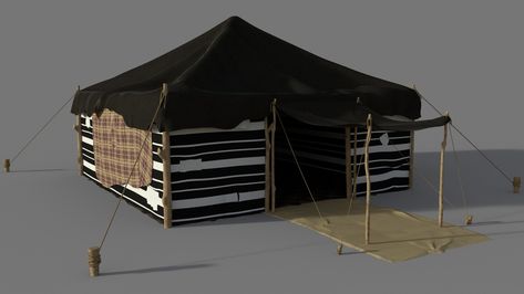 ArtStation - Arab tent, sami khanzada Arabic Tent, Tent Bedroom, Founding Day, Arabian Tent, We Hunt The Flame, Bedouin Tent, Tent Fabric, Tent Design, Ancient Civilization