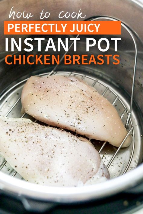 Cooking Chicken Breast In Instant Pot, Chicken In The Instant Pot, Chicken In Instant Pot, Juicy Chicken Breast Instant Pot, Chicken Breastrecipes Boneless Insta Pot, Instapot Frozen Chicken Breast Boneless, Chicken Instant Pot, Chicken Breasts In Instant Pot, Pressure Cook Chicken Breast