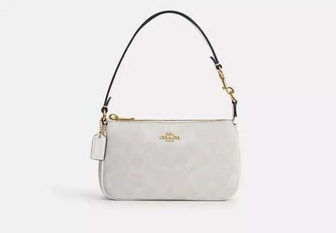 COACH®️ Outlet Official Site Coach Nolita 19 Bag, Coach Purses White, Coach Nolita 19 White, Nolita 19 Coach Outfit, Cute Coach Purses, Cute Purses For Women, Cute Coach Bags, Coach White Bag, Formal Bags