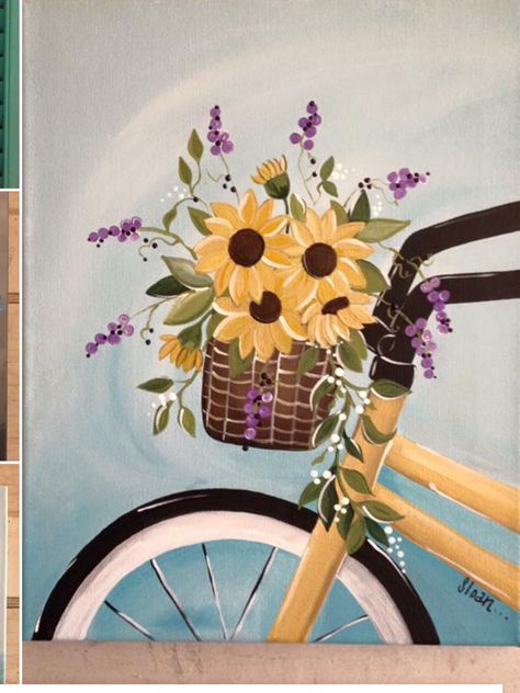 Canvas Art Painting Abstract, Canvas Art Painting Acrylic, Handmade Paintings, Small Canvas Paintings, Beautiful Art Paintings, Easy Canvas Art, Soyut Sanat Tabloları, Bicycle Art, Cat Air