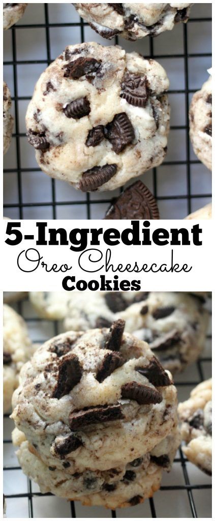 Biscotti Cheesecake, Oreo Cheesecake Cookies, Resepi Biskut, Oreo Recipes, Cheesecake Cookies, Oreo Dessert, Oreo Cake, Oreo Cheesecake, 5 Ingredient