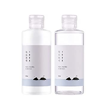 Round LAB Dokdo Toner 200ml, Dokdo Lotion 200ml SET Dokdo Toner, In The Deep, Dewy Skin, Oil Water, Vegan Beauty, Moisturizing Lotions, Natural Minerals, Xanthan Gum, Oils For Skin