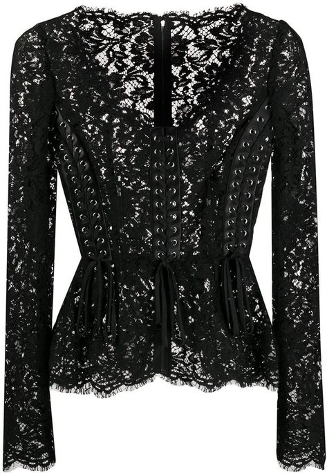 Blouse Dress Outfit, Floral Lace Blouse, Dark Romantic, Lace Corset, Style Blouse, Looks Chic, Corset Style, Polyvore Outfits, Lace Blouse