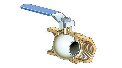 Choosing the Right Plumbing Valve - Fine Homebuilding Whole House Water Filter, New Project Ideas, Electrical Circuit Diagram, Plumbing Valves, Plumbing Installation, Diy Plumbing, Water Valves, Vintage Industrial Furniture, Plumbing Drawing