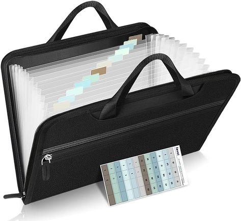 Amazon.com : Sooez Heavy Duty Accordion File Organizer with Hidden Handle, Portable 12 Pockets Expanding File Folders, Cloth Monthly Bills Receipt Organizer for Letter/A4, School Classroom Home & Office Supplies : Office Products Hidden Handle, Office Room Design, Home Office Supplies, Receipt Organization, Monthly Bills, File Organizer, Monthly Bill, File Organiser, File Folders