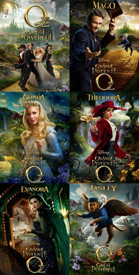 Oz: The Great and Powerful poster Film Fantasy Movie, The Great And Powerful Oz, Film Action Movie, Fantasy Movies To Watch, Best Teen Movies, Oz The Great And Powerful, Disney Movies List, Disney Barbie, Good Animated Movies