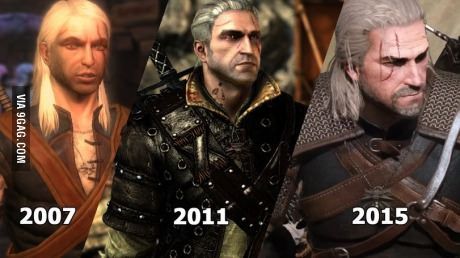 Geralt over the years Witcher Monsters, The Witcher 2, Witcher Wallpaper, Witcher Geralt, Witcher 2, The Witcher Game, The Witcher Geralt, The Witcher Books, Witcher Art