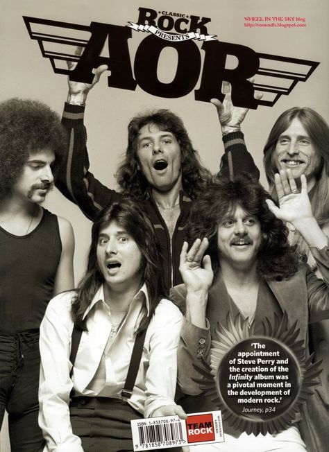 WHEEL IN THE SKY: Classic Rock Presents AOR Magazine, The Story Of Infinity Faithfully Journey, Gregg Rolie, Steven Ray, Wheel In The Sky, Neal Schon, Infinity Logo, Journey Band, Journey Steve Perry, Disco Funk