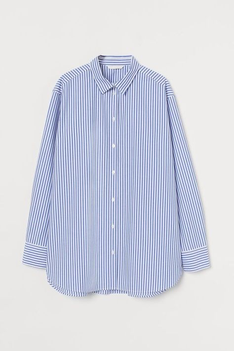 Masc Outfits, Blue And White Shirt, Striped Vests, Blue Striped Shirt, School Dresses, Hijab Fashion Inspiration, Work Blouse, Cut Shirts, Dream Clothes