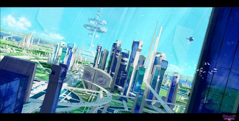 ArtStation - Spider-Man : Across the Spider-Verse (Nueva York Skyline) Spiderverse Wallpaper, Sci Fi Landscape, Hero Inspiration, Spider Man Across The Spider Verse, Sci Fi City, Across The Spider Verse, Wallpaper Earth, Marvel Comics Wallpaper, Entertainment Design