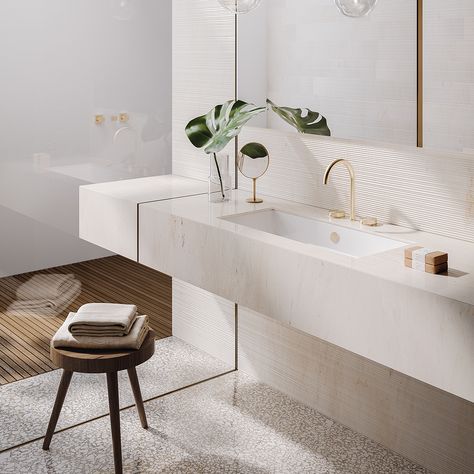 The Zero undercounter washbasin fits into natural contexts, with its discreet and simple lines, transforming the bathroom into an oasis of serenity and timeless style. #washbasin #ceramicacatalano #thefutureofceramic #designinspiration #homeinteriors #bathroomdesign #italiandesign #luxurybathroom Minimalist Tiles, Washbasin Design, Bathroom Showrooms, Bathroom Furnishings, Sophisticated Decor, Stunning Bathrooms, Luxury London, Classic Bathroom, Wash Hand Basin