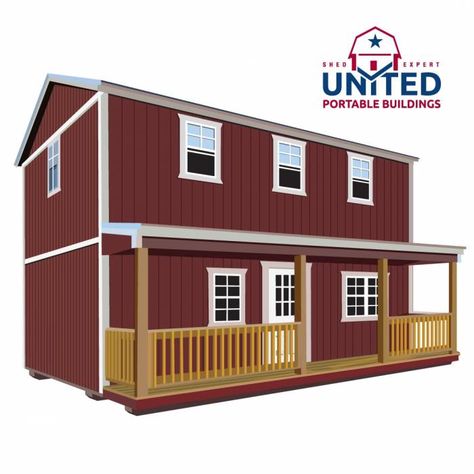 Porch Upgrades, Shed Homes Ideas, Horizontal Sliding Windows, Loft Floor, Shed Home, Portable Buildings, Architectural Shingles, Home Financing, Lap Siding