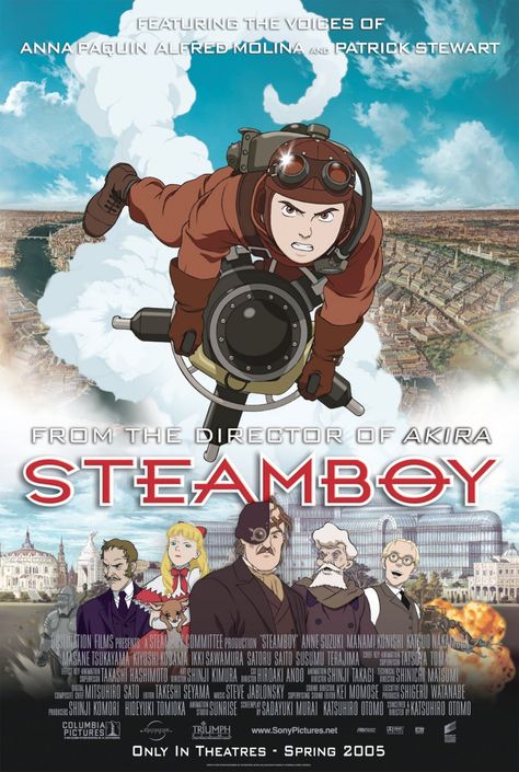 Steamboy (2004). ***** * Steampunk Movies, Katsuhiro Otomo, Naruto The Movie, Movies 2019, Manga Artist, Japanese Animation, Animation Film, Anime Movies, Animated Movies