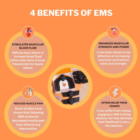 Here are the four (4) main benefits of electrical muscle stimulation (EMS) that are beneficial for recovery and performance. Electrical Stimulation Therapy, Ems Muscle Stimulation, Ems Benefits, Electrical Muscle Stimulation, Electric Muscle Stimulator, Tens Unit, Can Not Sleep, Insomnia Causes, Radiation Exposure