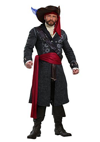 Fun Costumes mens Blackbeard Plus Size Mens Costume 2X ** BEST VALUE BUY on Amazon Captain Costume, Black Beard Pirate, Costume For Men, Plus Size Costume, Pirate Outfit, Pirate Fashion, Black Tie Affair, Faux Leather Boots, Pirate Costume