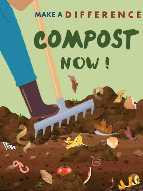 Solid Waste Poster, Vermicomposting Poster, Proper Waste Management Poster, Soil Pollution Poster, Proper Waste Disposal Poster, Solid Waste Management Poster, Waste Management Poster Drawing, Compost Illustration, Waste Management Poster