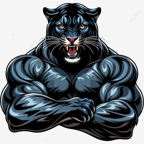 Panther Logo, Gym Art, Element Design, Transparent Image, Graphic Design Portfolio, Png Transparent, Free Png, Png Image, Panther