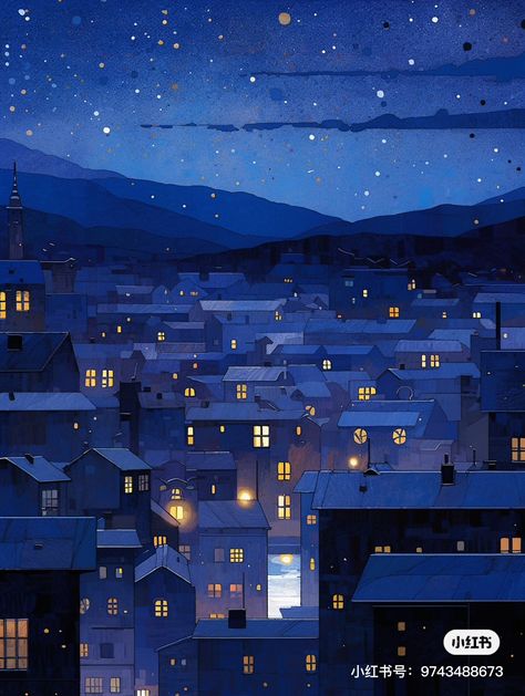 Night Clouds Illustration, City At Night Illustration, Night Scene Illustration, City Night Illustration, Nighttime Illustration, Night Concept Art, Night City Illustration, Spoken Poetry, Train Night