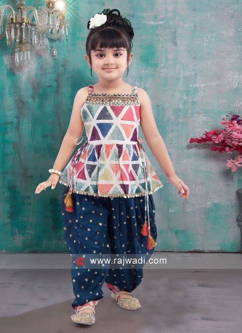 Kids Dhoti Dress For Girl, Kids Dress Design, Kids Salwar Kameez, Kids Party Wear Dresses, Kids Dress Collection, Girls Dresses Diy